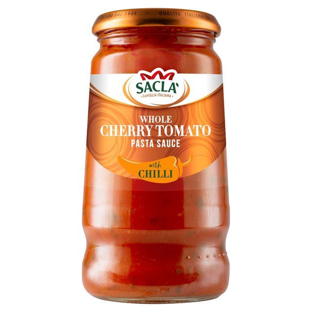 Sacla' Whole Cherry Tomato & Chilli Pasta Sauce 350g