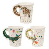 Safari Animal Paper Cups 8 per pack