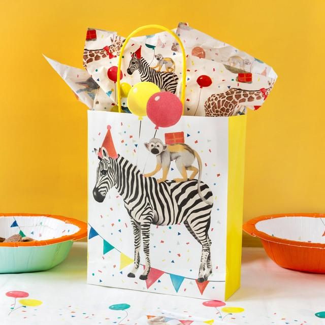 Safari Animal Party Treat Bags 8 per pack