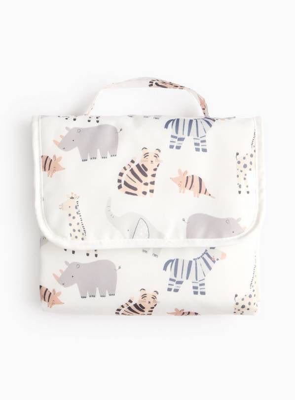 Safari Animal Print Travel Changing Mat One Size