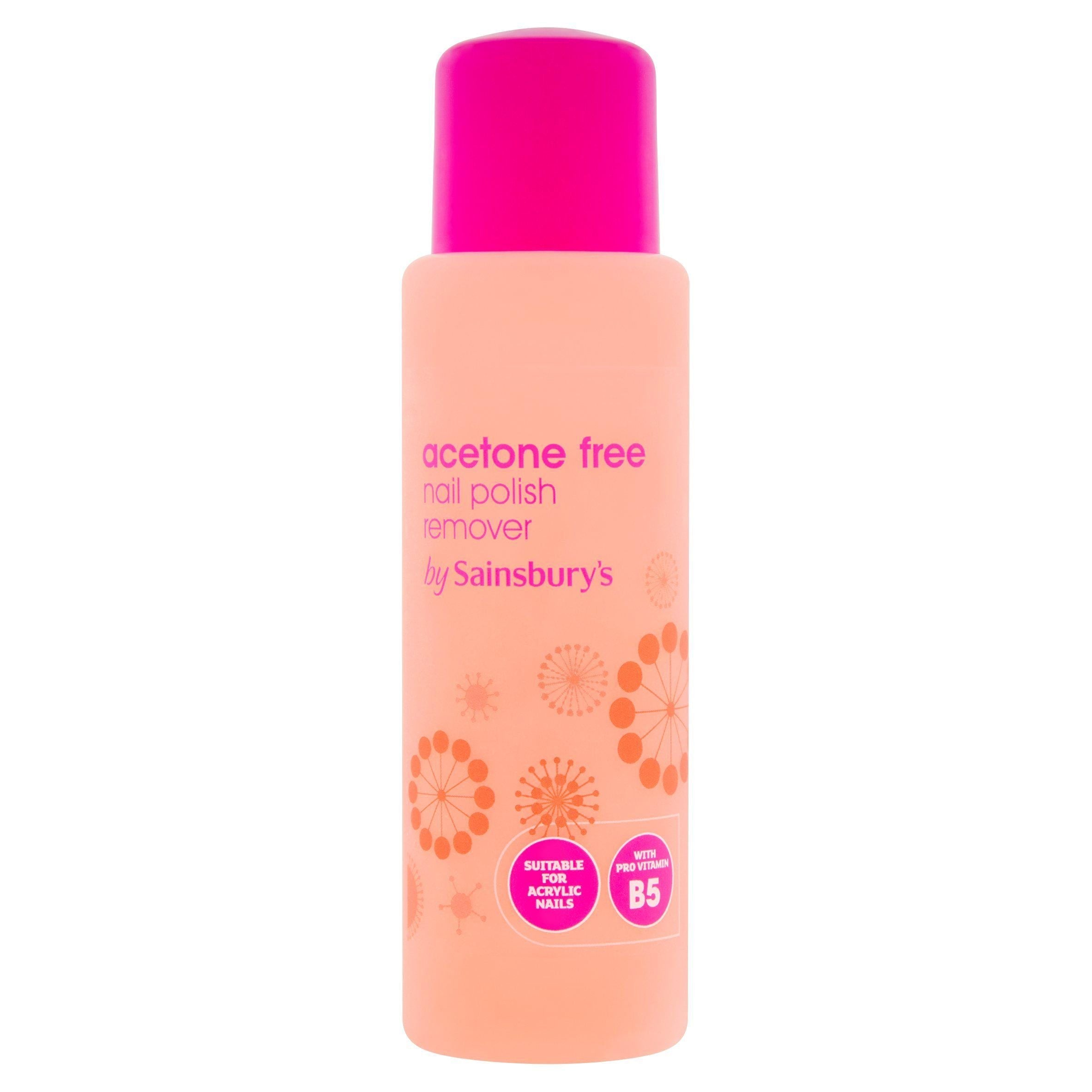 Sainsbury's Acetone Free Nail Polish Remover 250ml