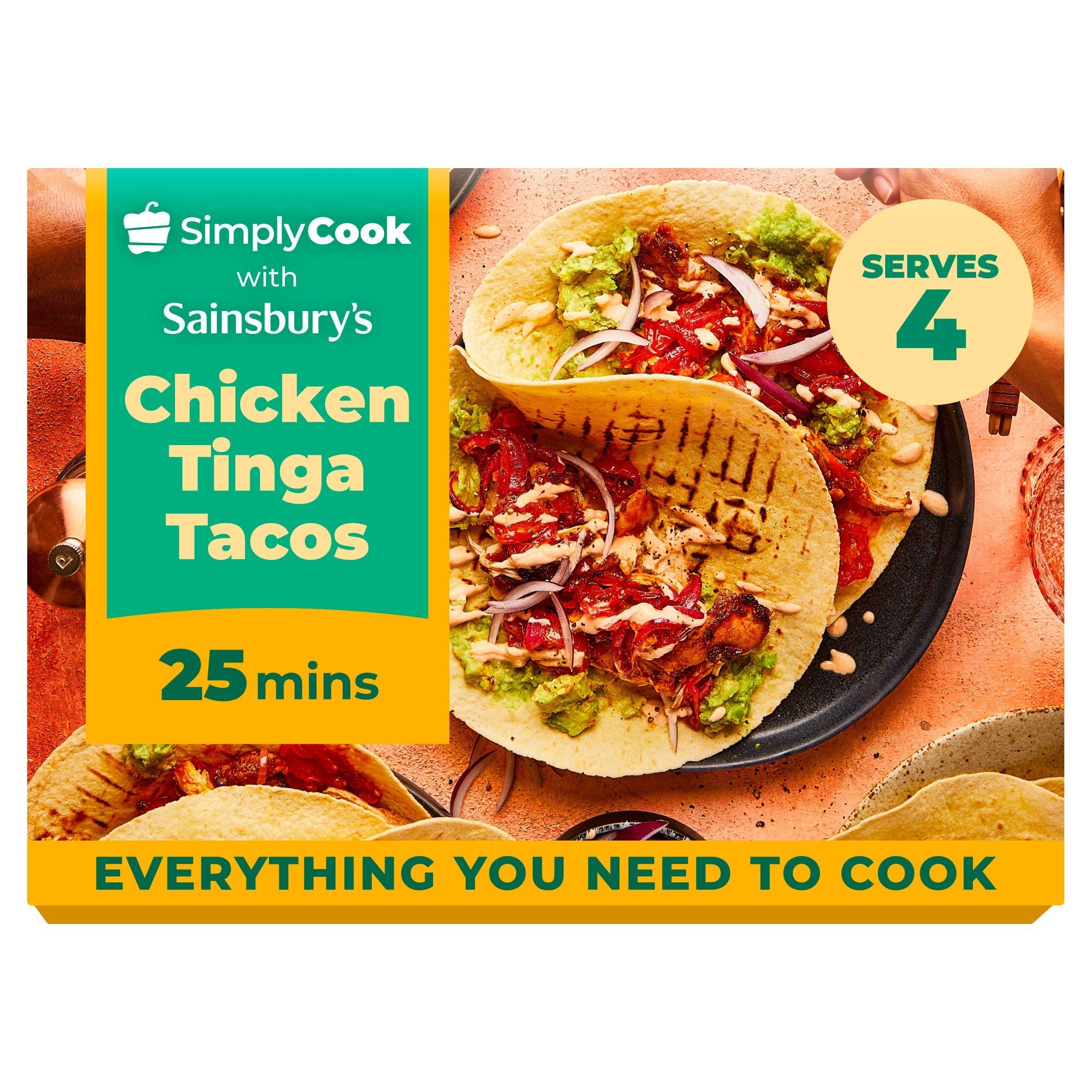 Sainsbury's Chicken Tinga Tacos Meal Kit