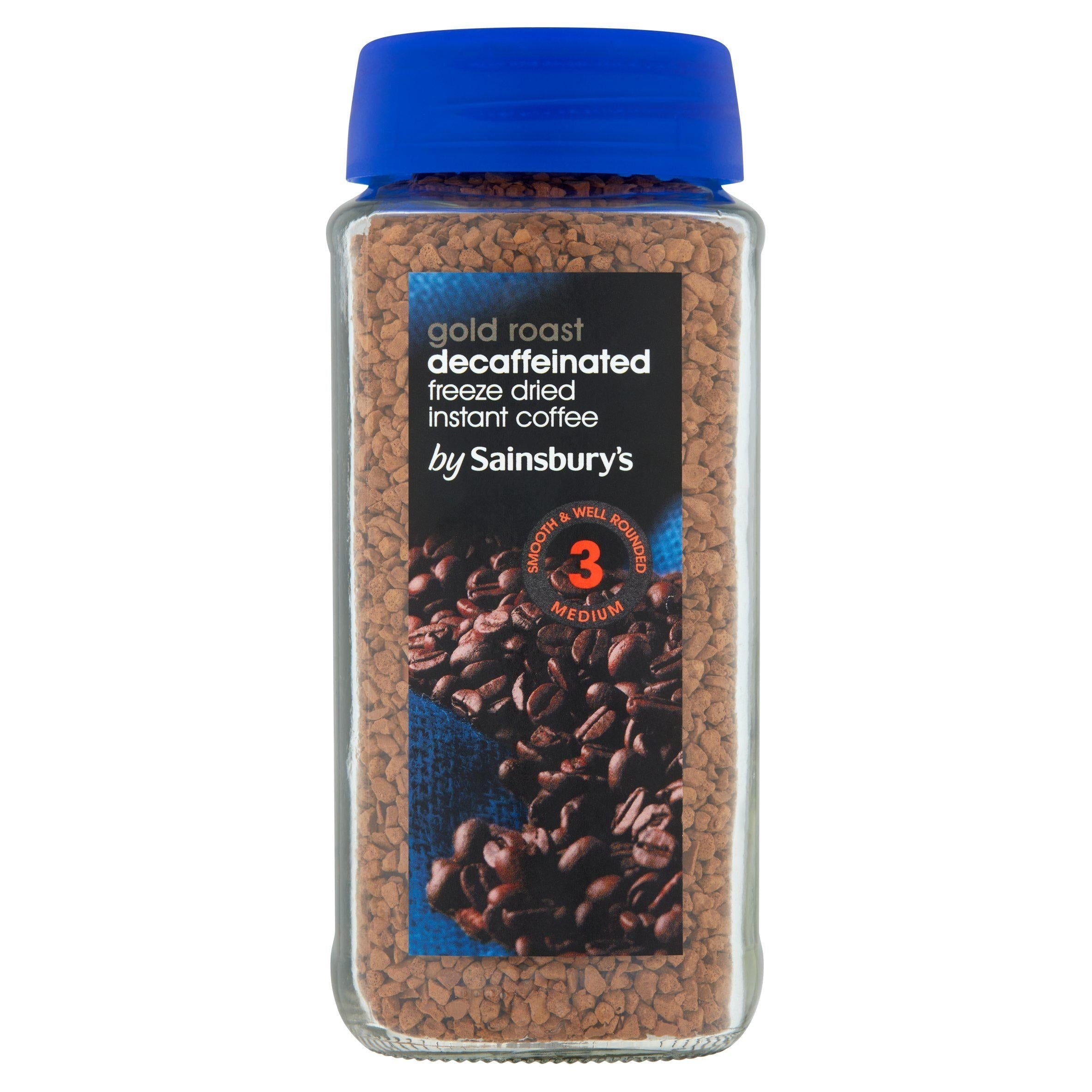 Sainsbury's Gold Roast Decaffeinated Instant Coffee Granules 100g