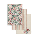 Sainsbury's Home Robin Tea Towels 3pk
