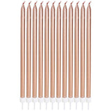 Sainsbury's Home Rose Gold Long Candles 12Pk