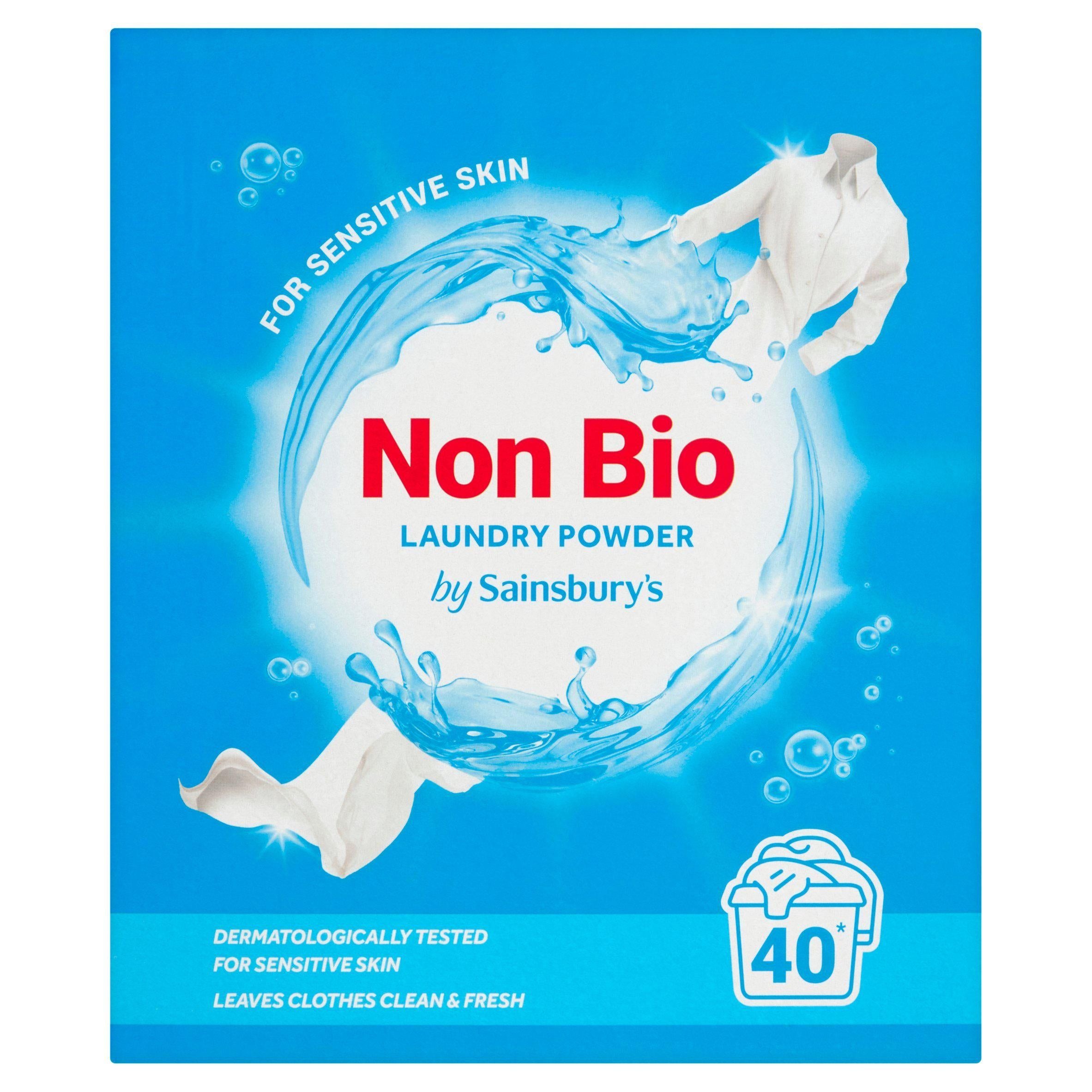 Sainsbury's Laundry Powder Non Bio 40 Washes 2kg