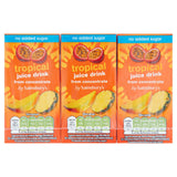 Sainsbury's No Added Sugar Tropical Juice Drink from Concentrate 3× 200ml