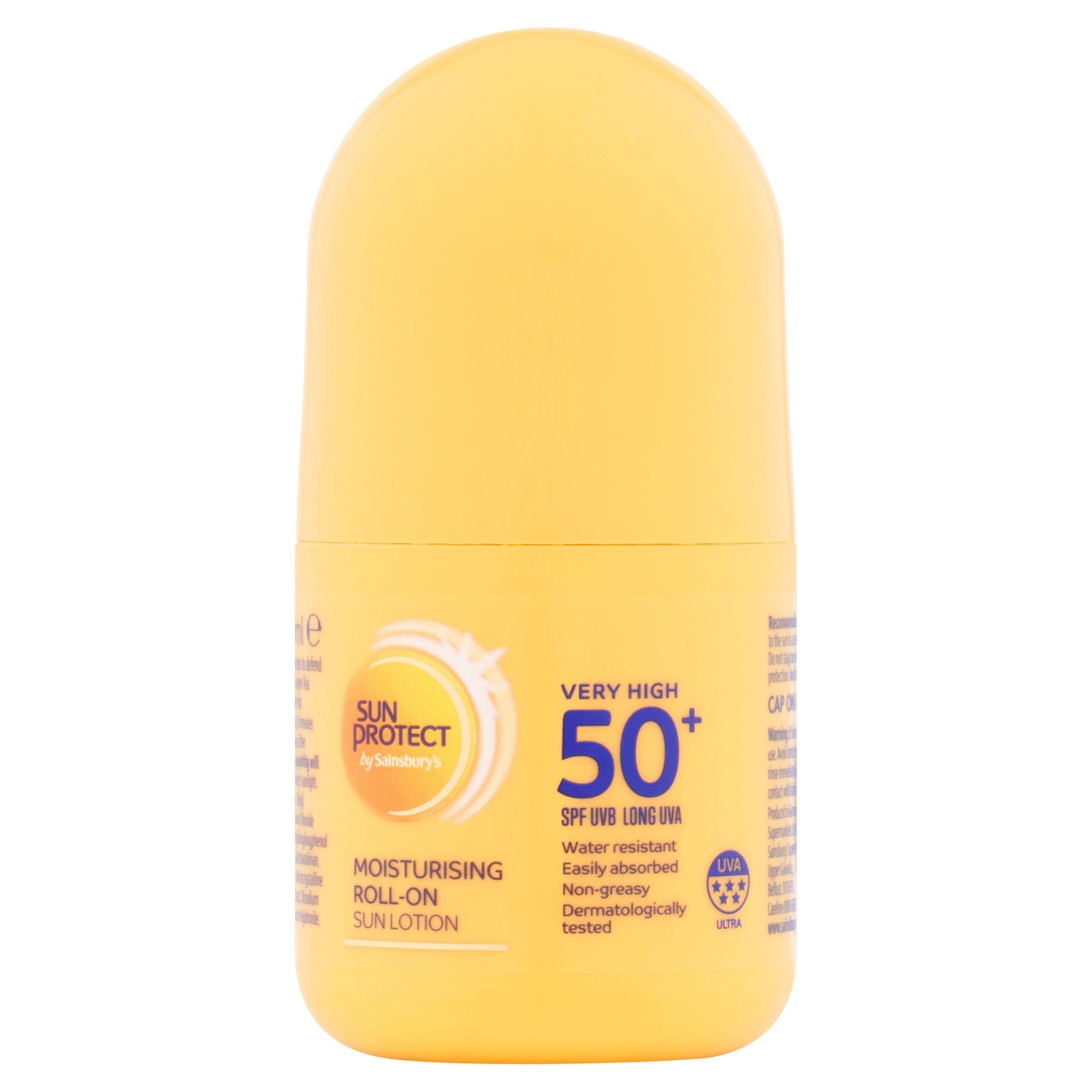 Sainsbury's Sun Protect Moisturising Roll On Lotion Very High 50+ SPF 50ml