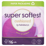 Sainsbury's Super Soft Cushioned Rolls x16
