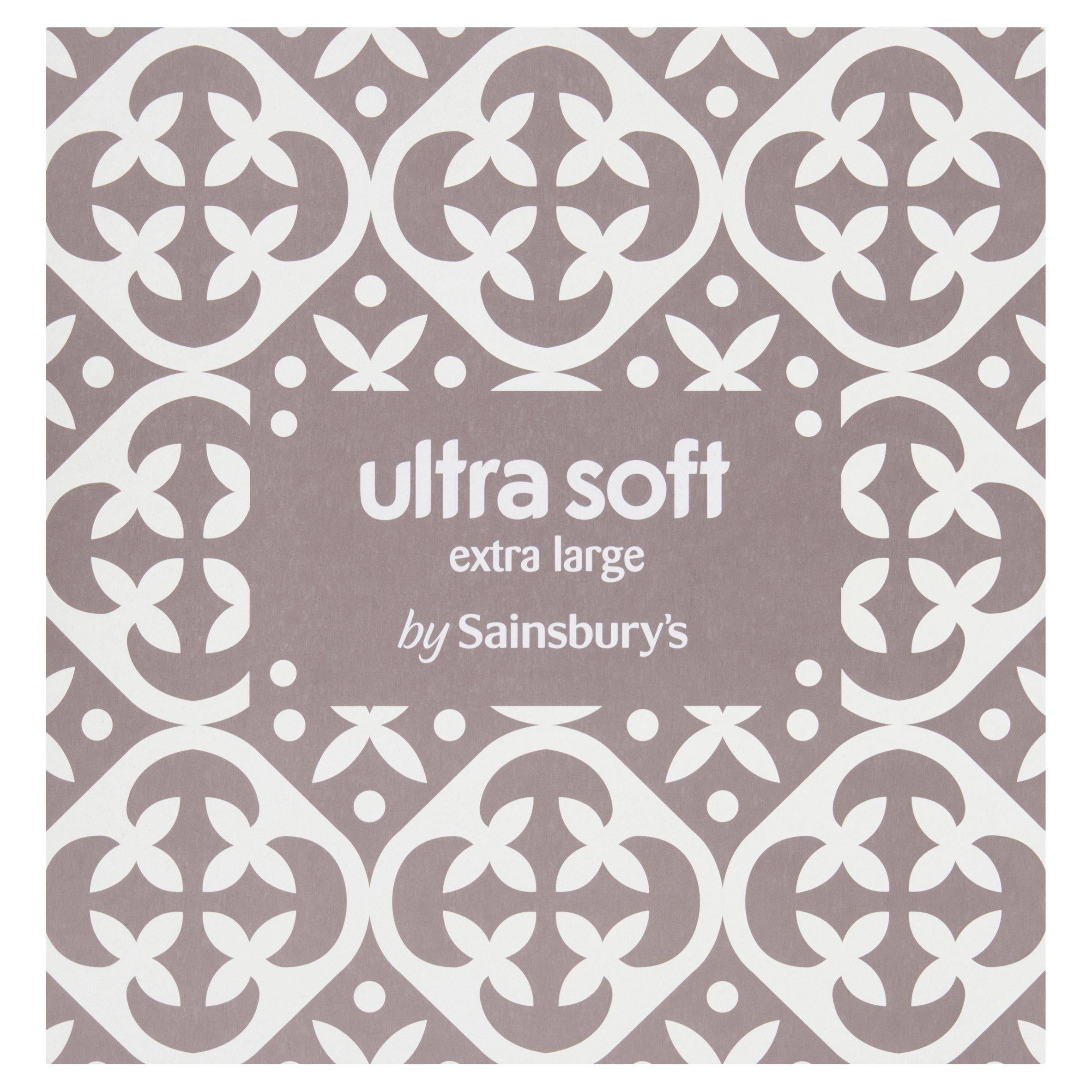 Sainsbury's Ultra Soft Mansize Tissues Compact 1x54 Sheets