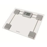 Salter Toughened Glass Compact Electronic Bathroom Scale - Silver