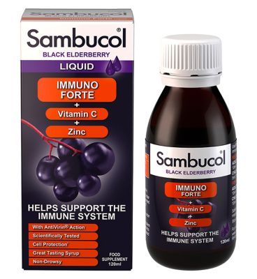 Sambucol Liquid Extract Immuno Forte Formula - 120 ml