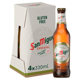 San Miguel Gluten Free Lager Beer Bottles 4 x 330ml