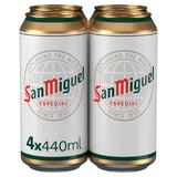 San Miguel Premium Lager Beer Cans 4 x 440ml