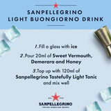 San Pellegrino Light Tonic Water Glass 4 x 200ml