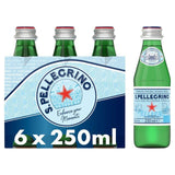 San Pellegrino Sparkling Natural Mineral Water Glass 6 x 250ml