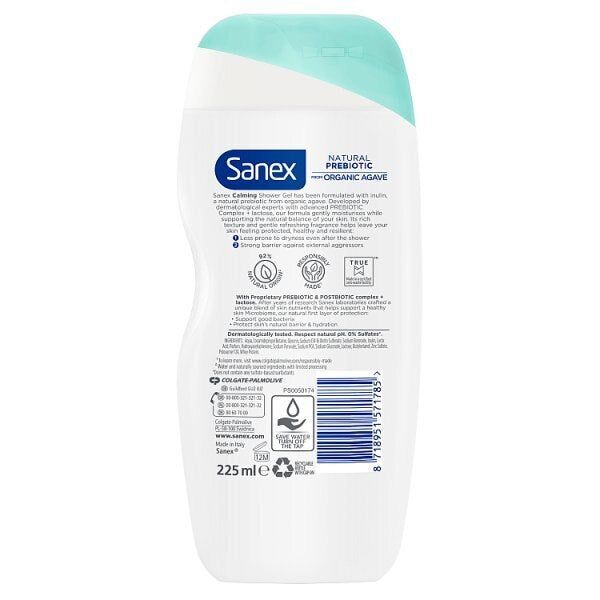 Sanex Shower Gel Agave Calming 225Ml