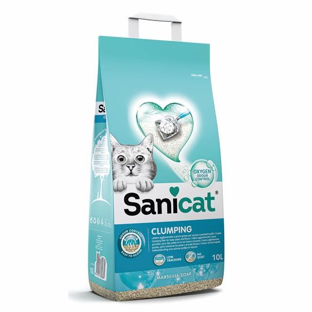 Sanicat Clumping Marsella Soap Cat Litter 10L
