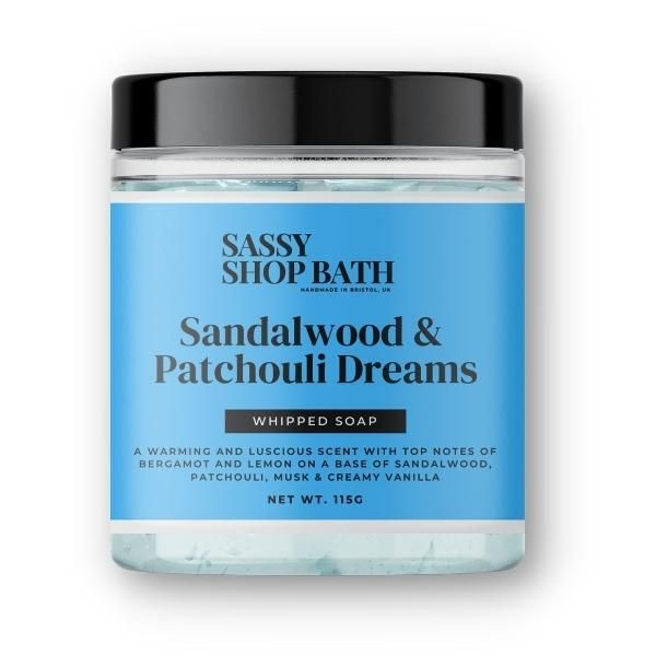 Sassy Shop Wax Sandalwood & Patchouli Whipped Soap 115g