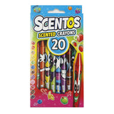 Scentos Scented Crayons - Colours May Vary, Age 3+ Years