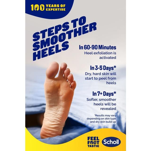 Scholl Exfoliating Heel Peel Foot Mask