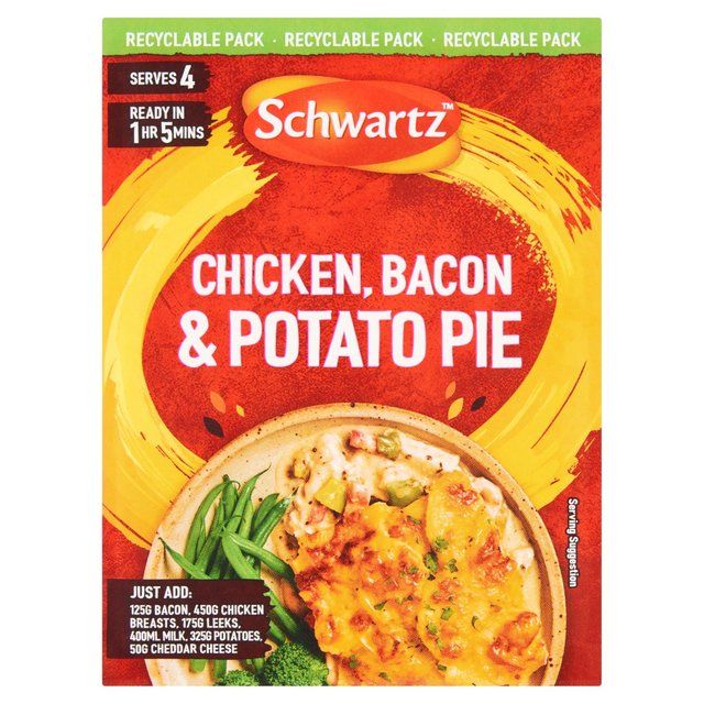 Schwartz Chicken Bacon & Potato Pie 35g
