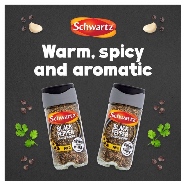 Schwartz Coarse Black Pepper Jar 33g