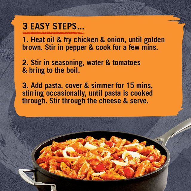 Schwartz One Pan Italian Cheesy Chicken & Garlic Pasta 32g