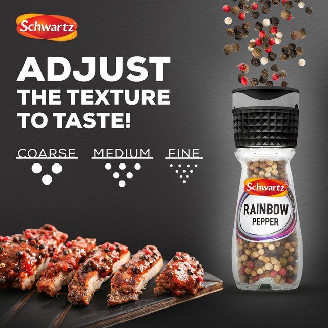 Schwartz Rainbow Pepper Corns Grinder 24g