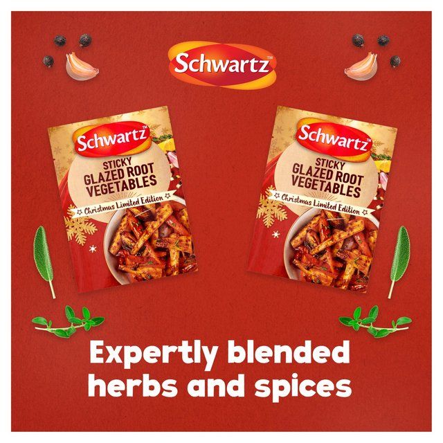 Schwartz Sticky Glazed Root Vegetables Limited Edition 30g