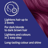 Schwarzkopf Live Luminance Ultra Violet L76 Purple Permanent Hair Dye 143ml