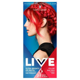 Schwarzkopf Live Ultra Brights or Pastel Semi-Permanent Hair Dye, Pillar Box Red 092