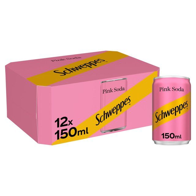 Schweppes Pink Soda 12 x 150ml