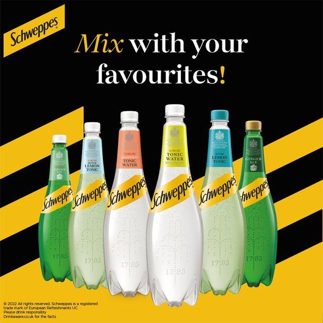 Schweppes Slimline Bitter Lemon 1L