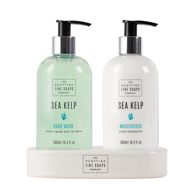 Scottish Fine Soaps Sea Kelp Hand Care Set - Pump Bottles 2 x 300ml