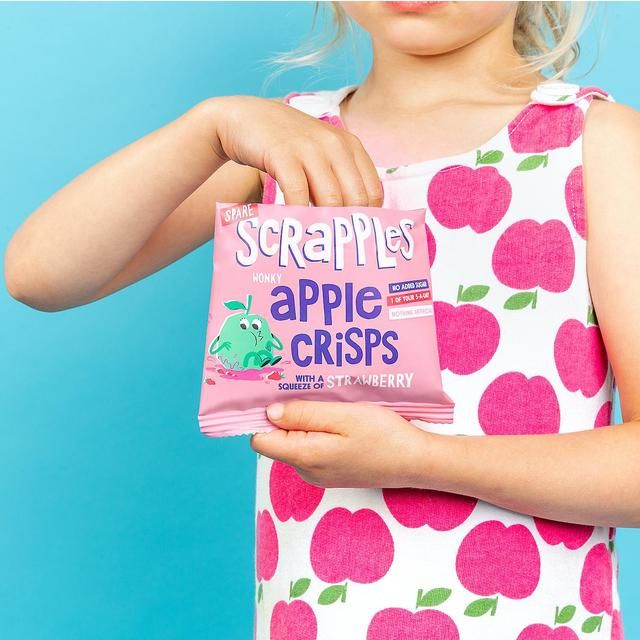 Scrapples Apple & Strawberry Fruit Crisps 12g