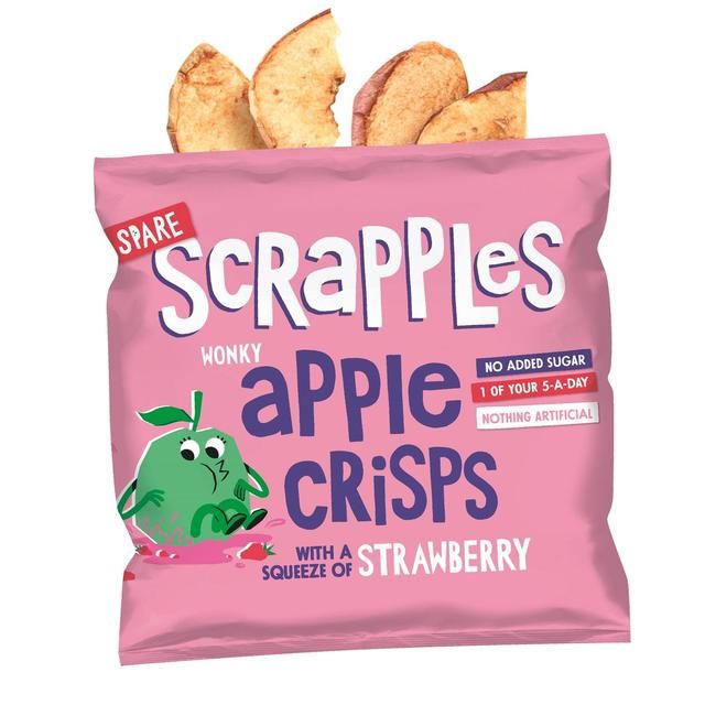 Scrapples Apple & Strawberry Fruit Crisps 12g