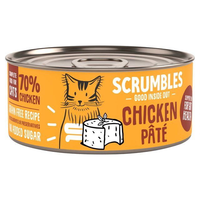 Scrumbles Wet Cat Food Chicken Pate 80g