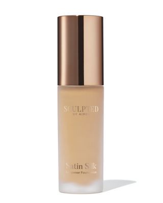Sculpted By Aimee Satin Silk Longwear Foundation tan golden 5.4