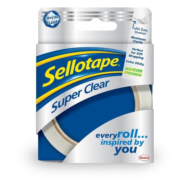 Sellotape Super Clear 24mm 50m