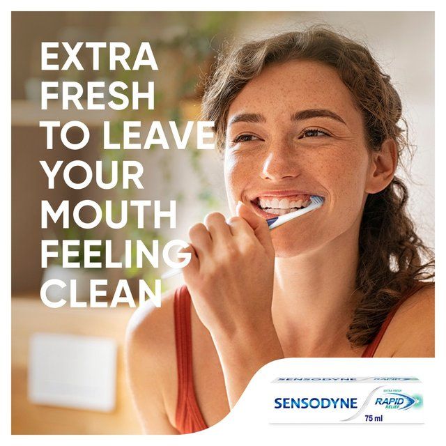 Sensodyne Rapid Relief Sensitive Teeth Extra Fresh Toothpaste 75ml