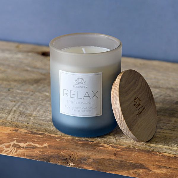 Serenity Relax Candle Rose, Cardamon & Pink Pepper 120gm