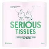 Serious Tissues Carbon Neutral Toilet Roll 4 per pack