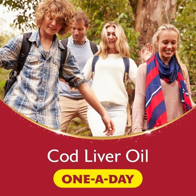 Seven Seas Cod Liver Oil One A Day Omega-3 Fish Oil & Vitamin D Caps 60 per pack