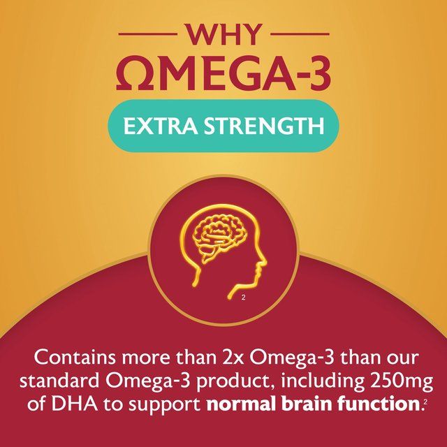 Seven Seas Omega-3 Fish Oil Extra Strength with Vitamin D 30 Capsules 30 per pack