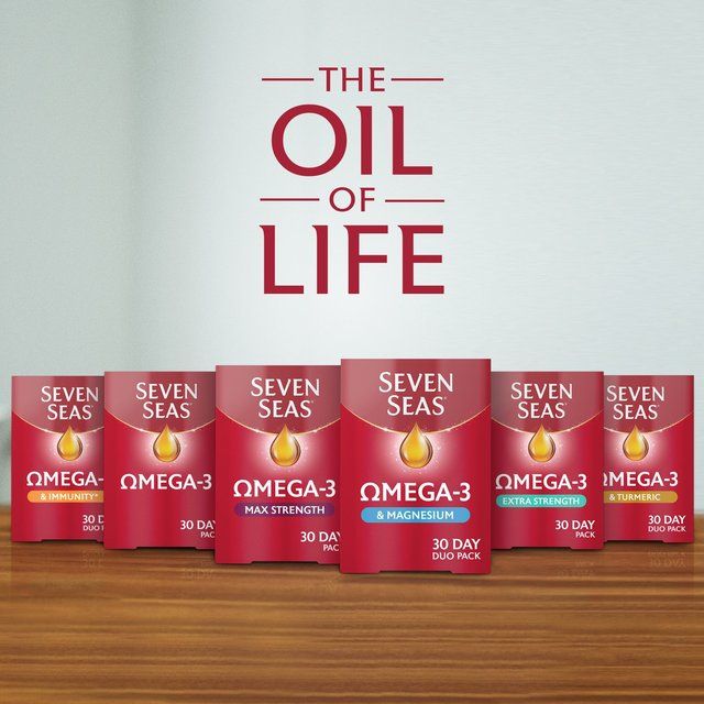 Seven Seas Omega-3 Fish Oil & Magnesium with Vitamin D 30 Day Duo Pack 60 per pack