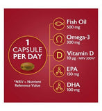 Seven Seas Omega-3 Fish Oil with Vitamin D 30 Capsules