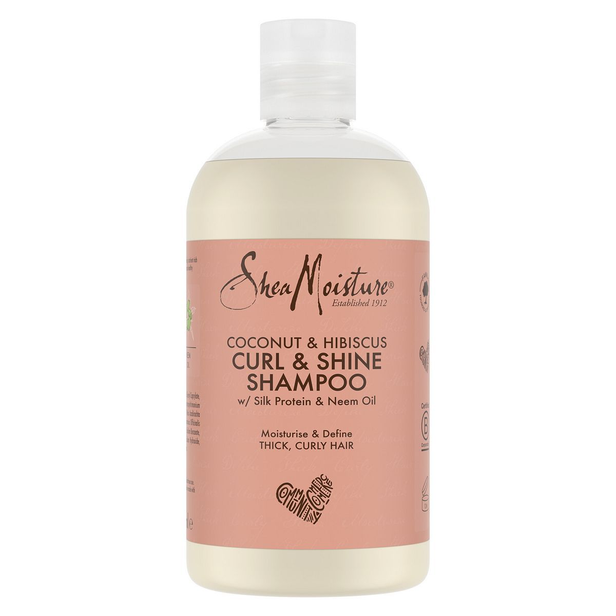 Sheamoisture Coconut & Hibiscus Curl & Shine Shampoo for Curly Hair 384 ML