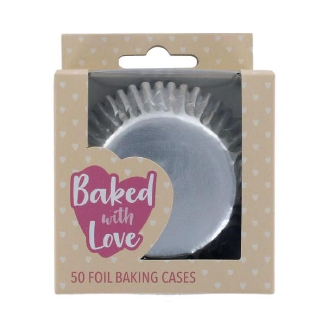 Silver Cupcake Cases 50 per pack