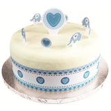 Silver Round Cake Drum 25cm